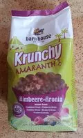 Mängden socker i Krunchy Hafer Himbeere mit Amaranth