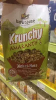 Mängden socker i Krunchy Dinkel Nuss mit Amaranth