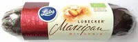 Mängden socker i Lübecker Marzipan mit Honig Zartbitter