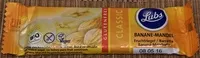 Mängden socker i Banane-Mandel Fruchtriegel