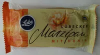 Mängden socker i Lübecker Marzipan mit Honig