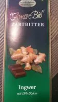 Mängden socker i Amore Bio - Zartbitter Ingwer