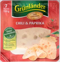 Mängden socker i Grünländer Chili & Paprika