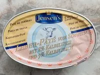 Mängden socker i Leber-Paté vom Schwein mit 8% Kalbsleber und 7% Kalbfleisch
