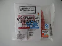 Mängden socker i Hackfleisch gemischt