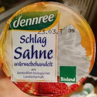 Mängden socker i Schlagsahne