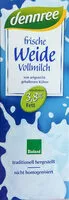 Mängden socker i Frische Weidevollmilch, mindestens 3,8% Fett