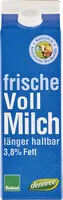 Mängden socker i Frische Vollmilch länger haltbar, 3,8% Fett