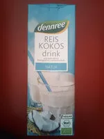 Mängden socker i Reiskokosdrink Bio