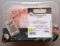 Mängden socker i Bio-Rinderhackfleisch