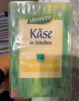 Mängden socker i Butter, Käse in Scheiben