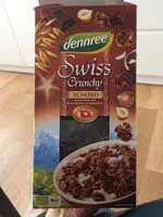 Mängden socker i Swiss-Bio-Crunchy Schoko
