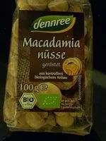 Mängden socker i Macadamia nüsse geröstet mit Hönig