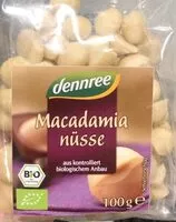 Mängden socker i Macadamianüsse