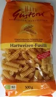 Mängden socker i Hartweizen-Fusilli Nudeln