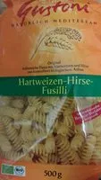 Mängden socker i Hartweizen-Hirse-Fusilli