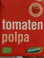 Mängden socker i Tomaten polpa
