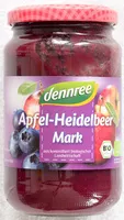 Mängden socker i Apfel-Heidelbeer Mark