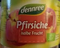 Mängden socker i Pfirsiche halbe Frucht