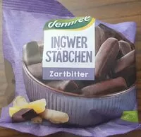 Mängden socker i Ingwerstäbchen Zartbitter