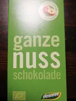 Mängden socker i ganze nuss schokokade