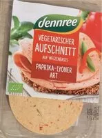 Mängden socker i Vegetarischer Aufschnitt auf Weizenbasis Paprika-Lyoner Art
