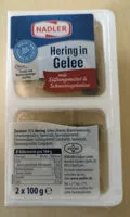 Mängden socker i Hering in Gelee