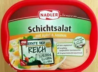 Mängden socker i Schichtsalat mit Apfel & Ananas
