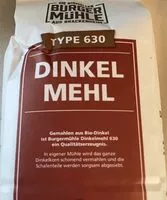 Mängden socker i Dinkel Mehl Typ 630