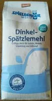 Mängden socker i Dinkel Spätzlemehl