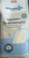 Mängden socker i Weizenspätzlemehl