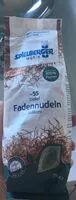 Mängden socker i Fadennudeln Vollkorn