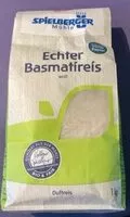 Mängden socker i Echter Basmatireis, weiß