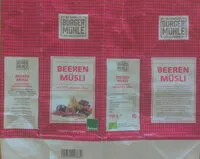 Mängden socker i Beeren Müsli