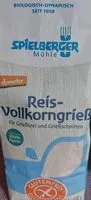 Mängden socker i Reis-Vollkorngrieß