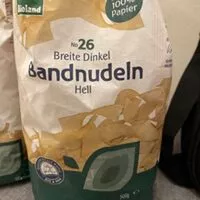 Mängden socker i Dinkel Bandnudeln