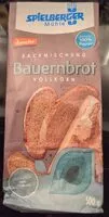 Mängden socker i Backmischung Bauernbrot vollkorn
