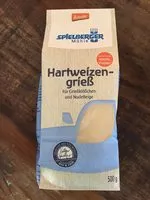 Mängden socker i Hartweizengrieß