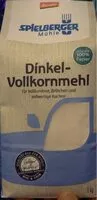 Mängden socker i Dinkel Vollkornmehl