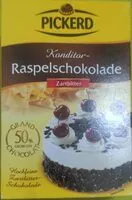 Mängden socker i Raspelschokolade