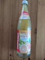 Mängden socker i Orangen-Traubenschorle