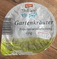 Mängden socker i Frischkäse Gartenkräuter