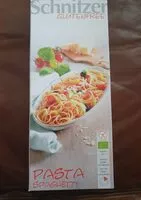 Mängden socker i Schnitzer pasta spaghetti