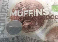 Mängden socker i Muffins Chocolat Noir Bio - 2X70 G - Schnitzer