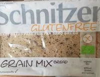Mängden socker i Glutenfrei organic grain mix bread