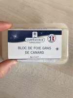 Mängden socker i Bloc de foie gras de canard