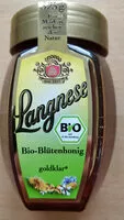 Mängden socker i Bio-Blütenhonig goldklar