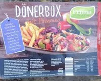 Mängden socker i Dönerbox mit Pommes