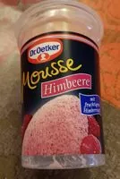 Mängden socker i Dr. Oetker Mousse Himbeer