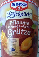 Mängden socker i Pflaume Orange Apfel Grütze